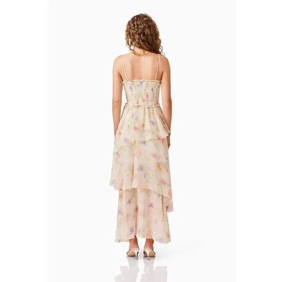ELLIATT Livette Maxi Dress in Floral Wedding Guest Gala Event Dress size S NWT - Picture 5 of 8